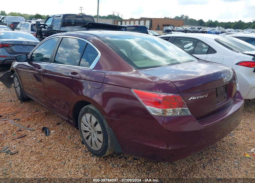 2008 HONDA ACCORD 2.4 LX VIN: 1HGCP26388A117743