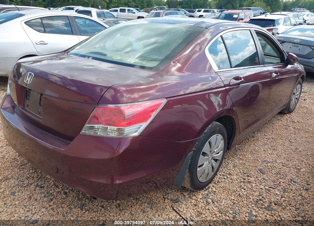 2008 HONDA ACCORD 2.4 LX VIN: 1HGCP26388A117743