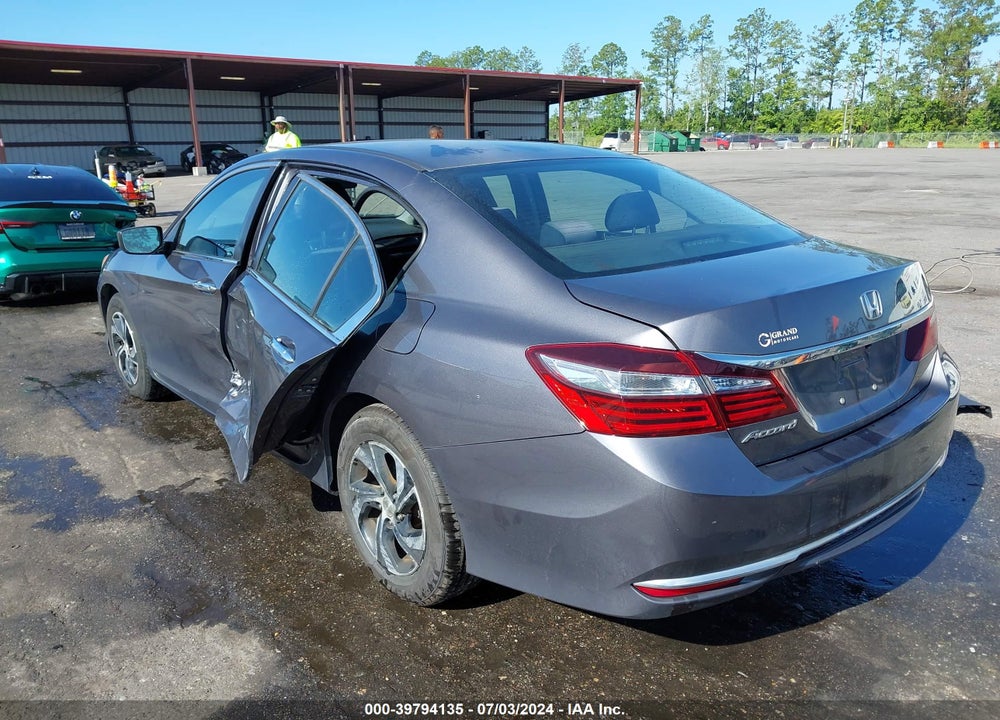 2017 HONDA ACCORD LX VIN: 1HGCR2F38HA009844