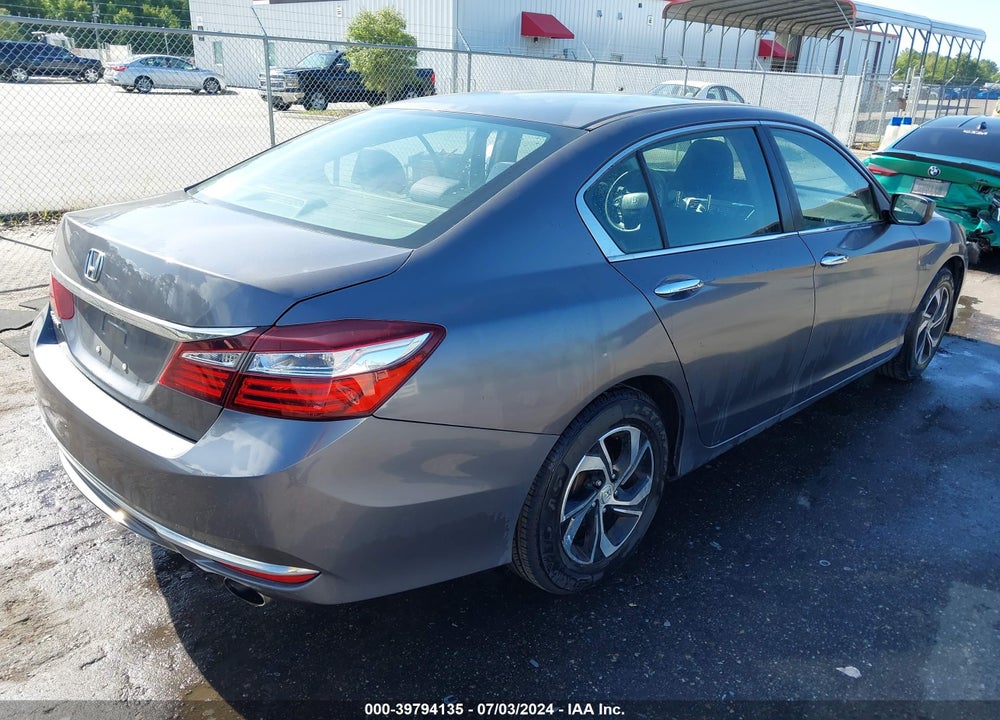 2017 HONDA ACCORD LX VIN: 1HGCR2F38HA009844
