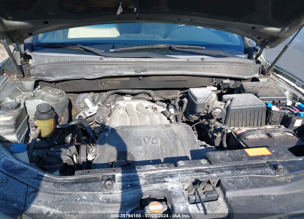 2009 HYUNDAI SANTA FE GLS VIN: 5NMSG13D39H285086