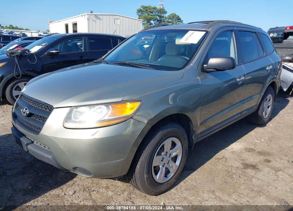 2009 HYUNDAI SANTA FE GLS VIN: 5NMSG13D39H285086