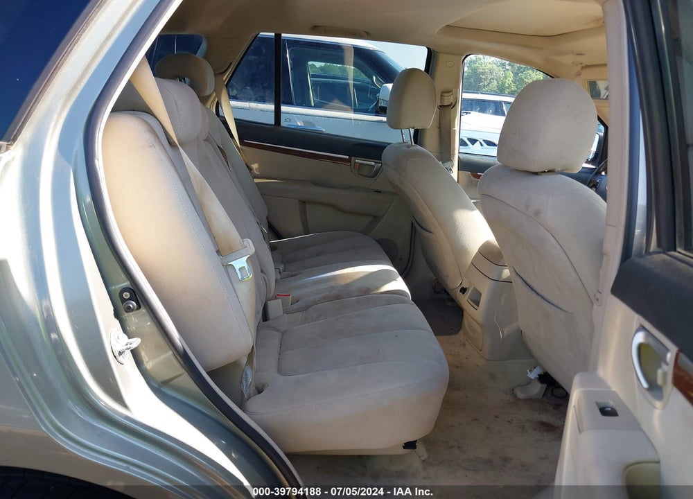2009 HYUNDAI SANTA FE GLS VIN: 5NMSG13D39H285086