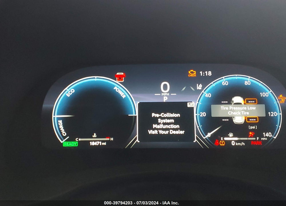 2023 TOYOTA HIGHLANDER HYBRID LIMITED VIN: 5TDXBRCH7PS571443