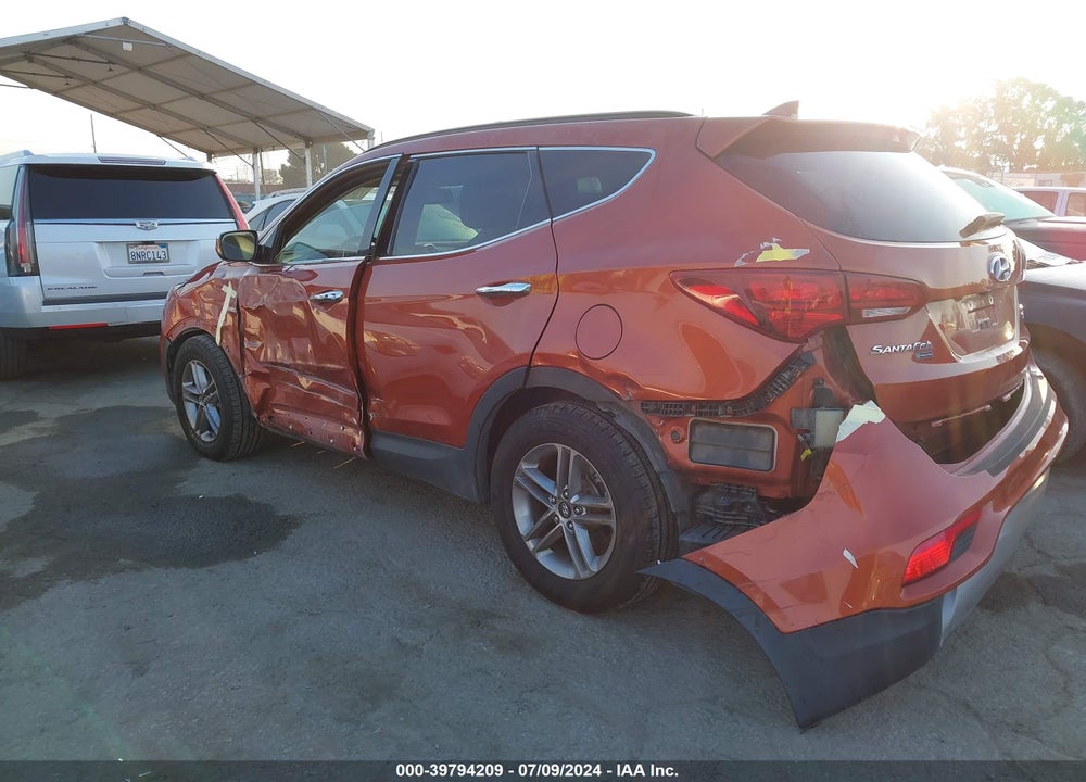 2017 HYUNDAI SANTA FE SPORT 2.4L VIN: 5XYZUDLB8HG447181