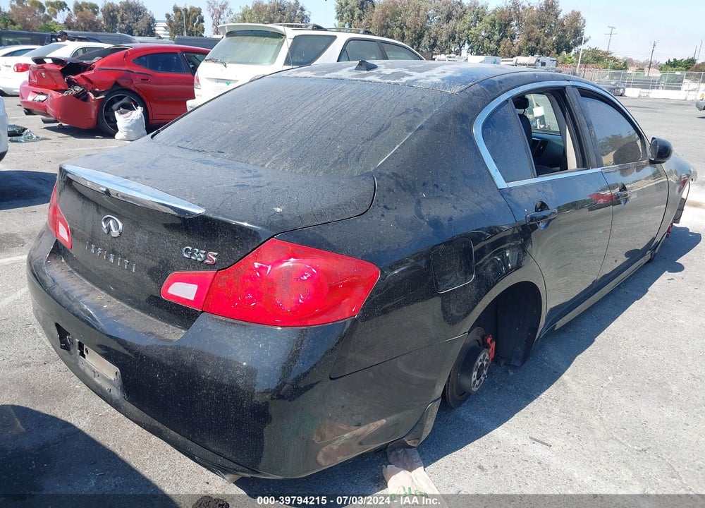 2008 INFINITI G35 JOURNEY VIN: JNKBV61E68M202643