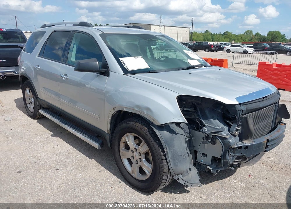 2012 GMC ACADIA SLE VIN: 1GKKRPED6CJ307369