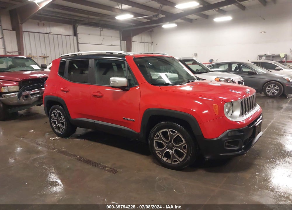 2016 JEEP RENEGADE LIMITED VIN: ZACCJADT1GPC81718