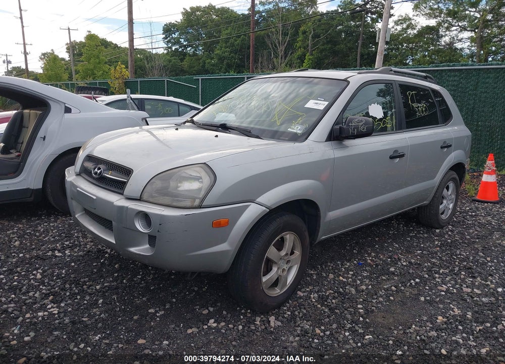 2008 HYUNDAI TUCSON GLS VIN: KM8JM12B98U870181