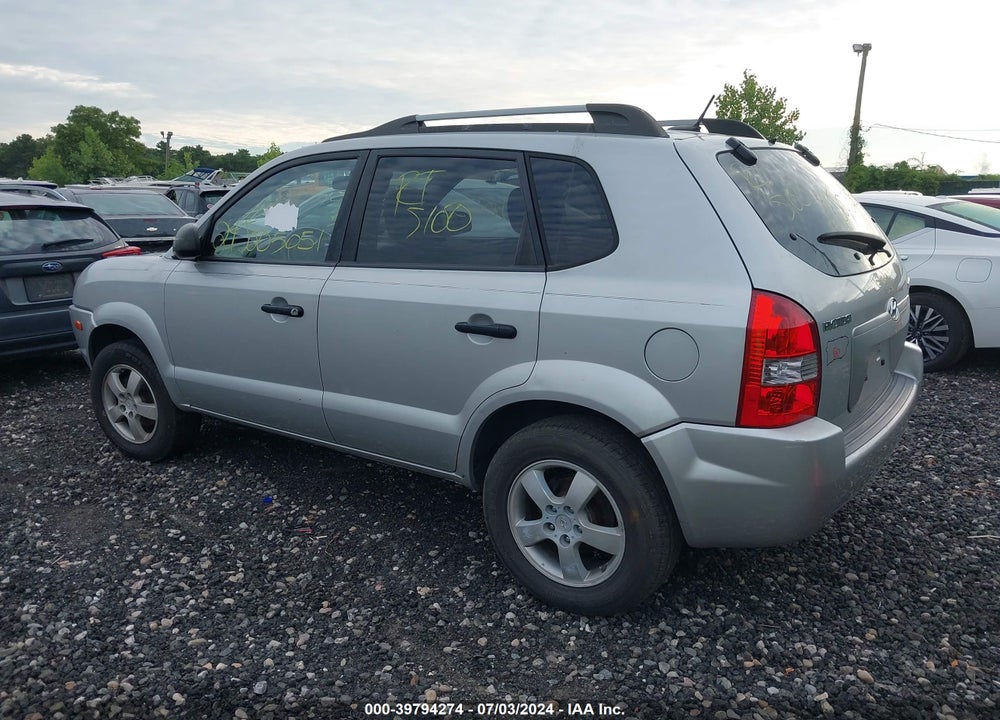 2008 HYUNDAI TUCSON GLS VIN: KM8JM12B98U870181