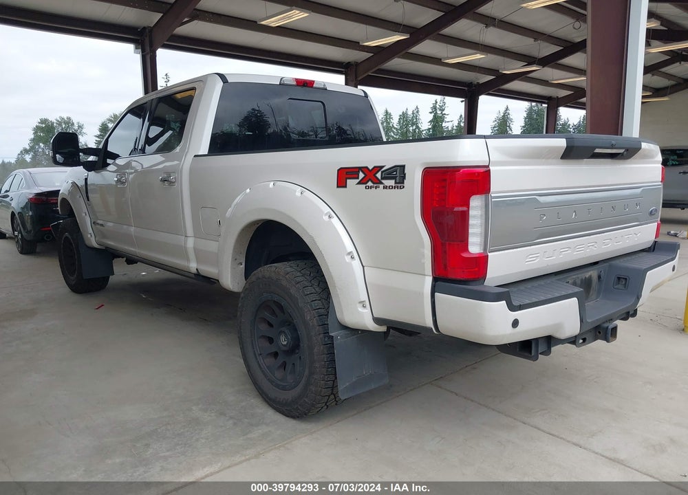 2018 FORD SUPER DUTY F-350 SRW PLATINUM VIN: 1FT8W3BT7JEC02803