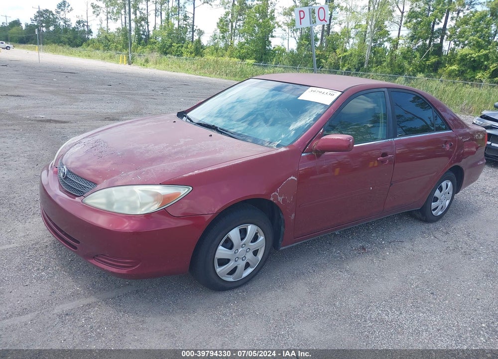 2003 TOYOTA CAMRY LE VIN: 4T1BE30K33U252184