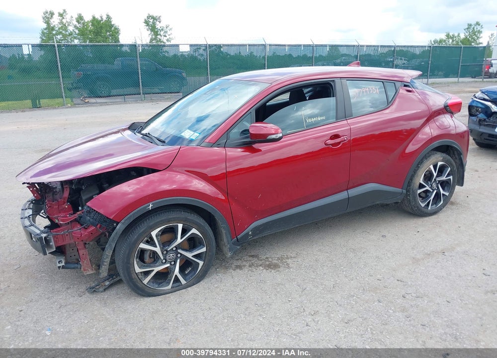 2018 TOYOTA C-HR XLE VIN: NMTKHMBX2JR012098