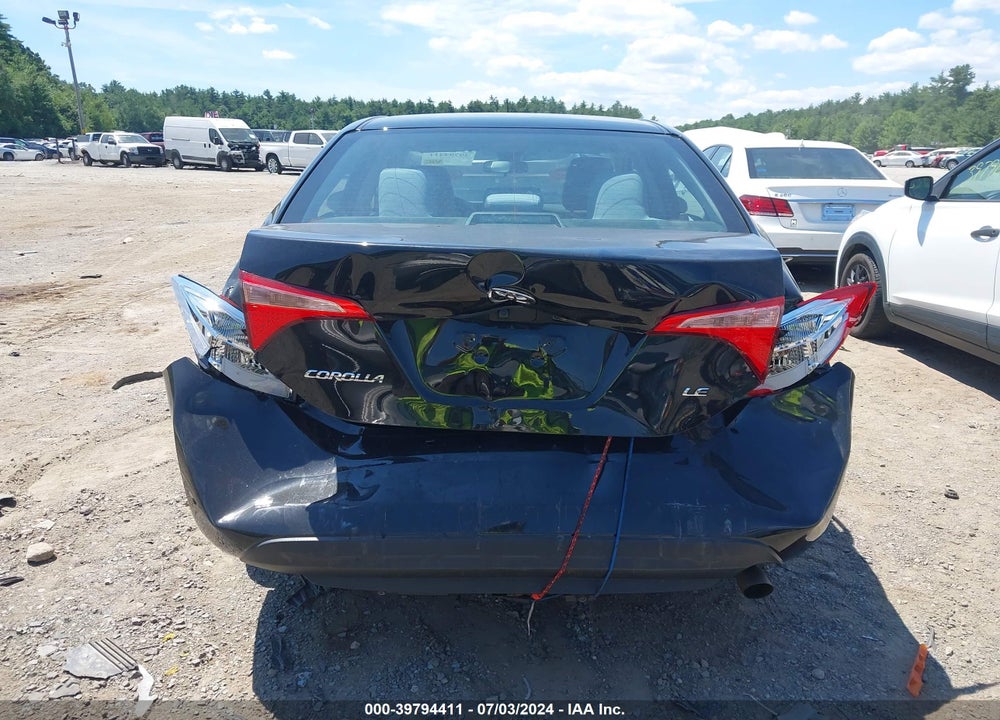 2017 TOYOTA COROLLA LE VIN: 2T1BURHE1HC816931