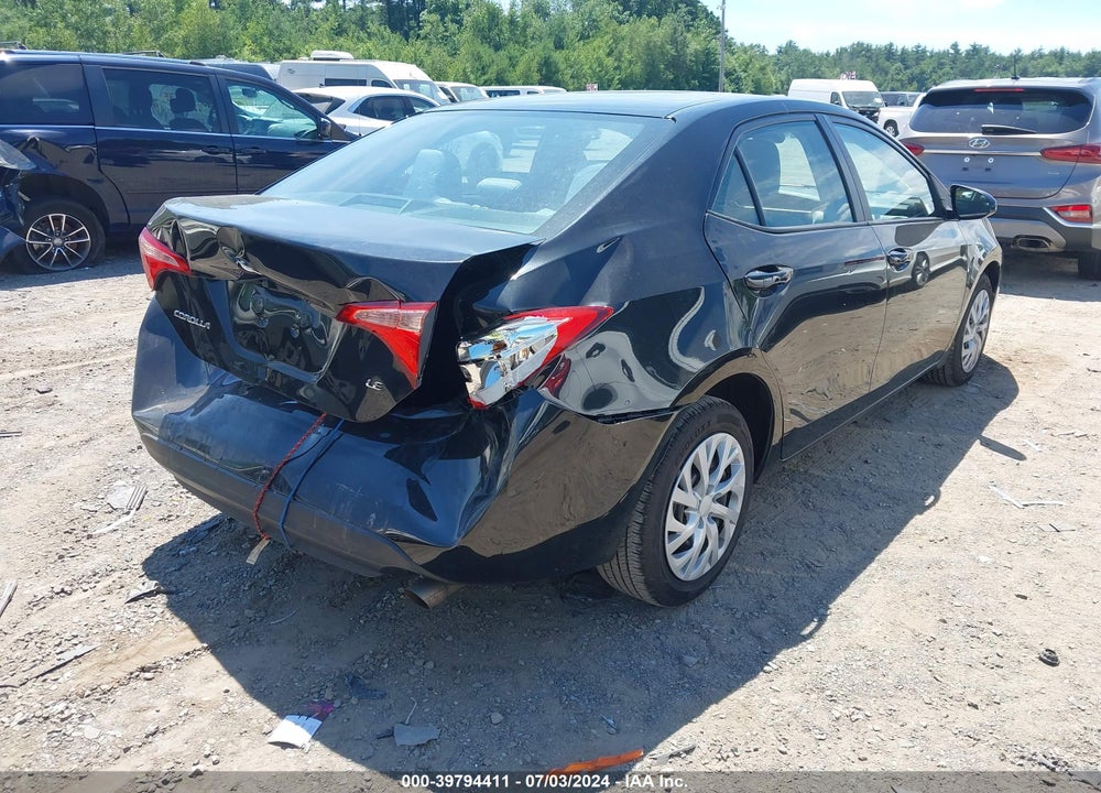 2017 TOYOTA COROLLA LE VIN: 2T1BURHE1HC816931