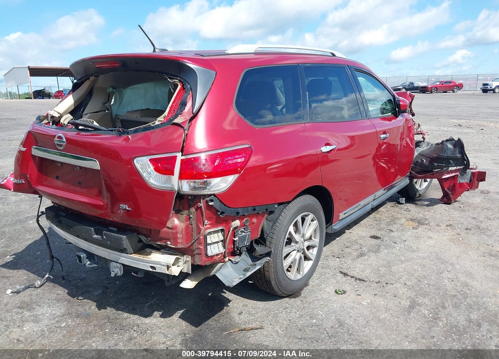 2015 NISSAN PATHFINDER SL VIN: 5N1AR2MN5FC650506