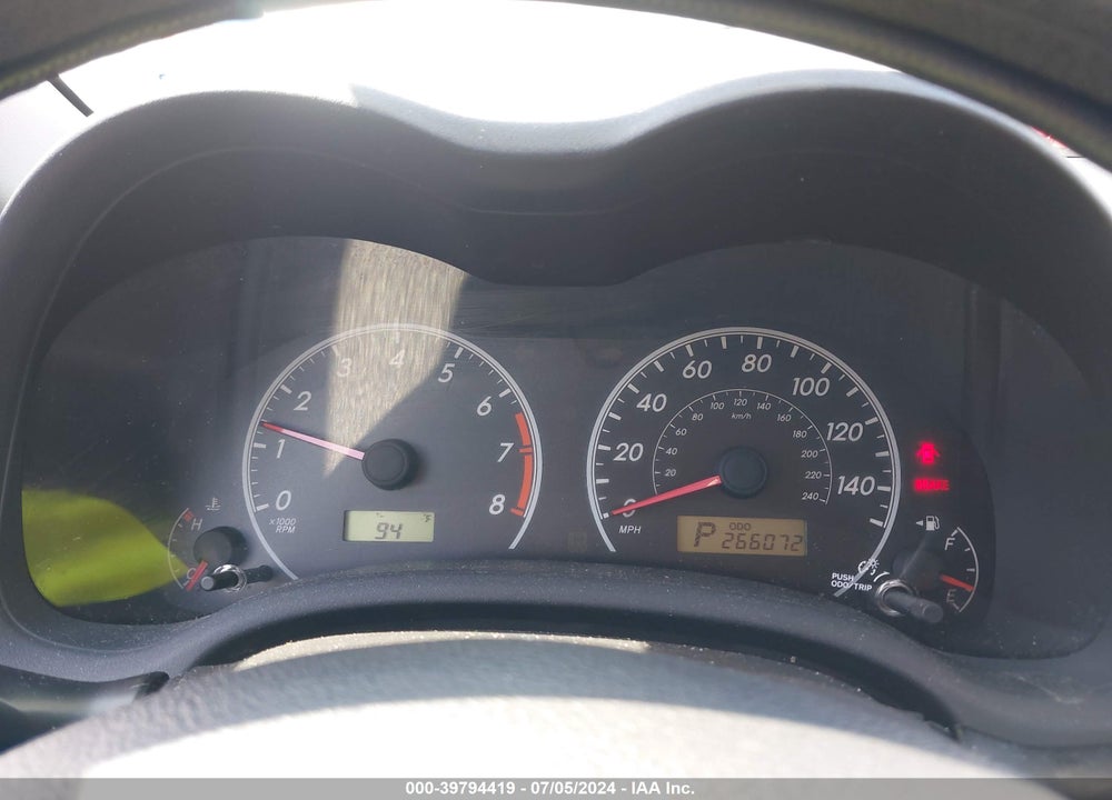2012 TOYOTA COROLLA L VIN: 5YFBU4EE5CP023731