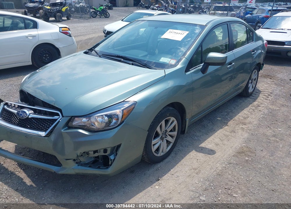 2015 SUBARU IMPREZA 2.0I PREMIUM VIN: JF1GJAC68FH020398