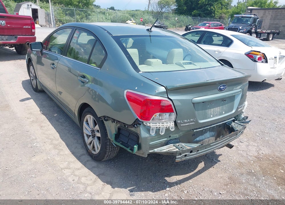 2015 SUBARU IMPREZA 2.0I PREMIUM VIN: JF1GJAC68FH020398