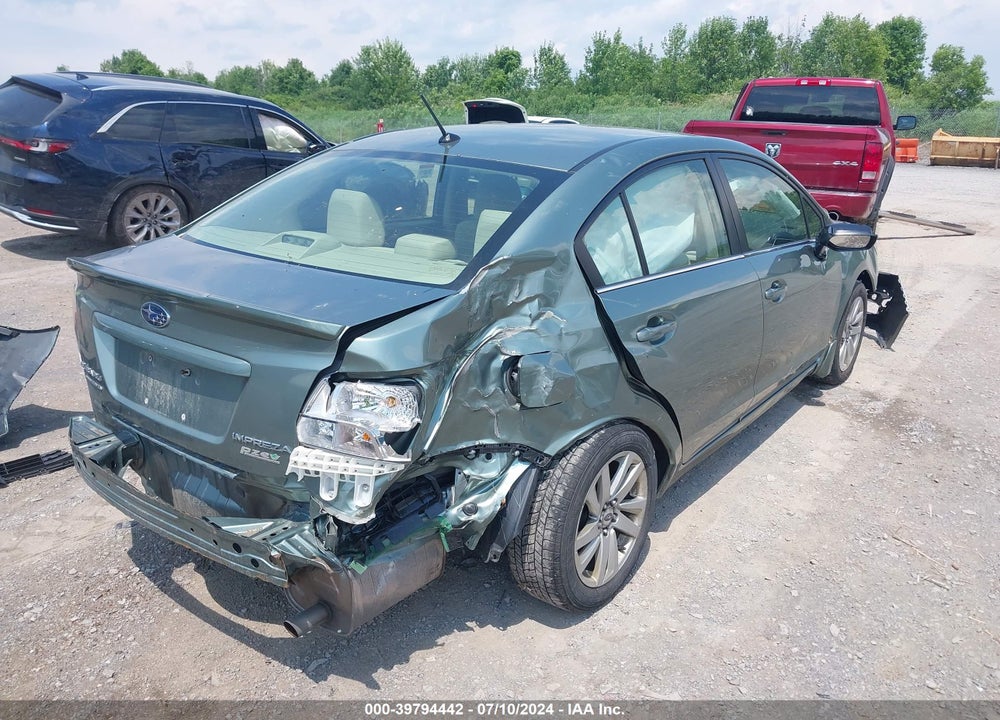 2015 SUBARU IMPREZA 2.0I PREMIUM VIN: JF1GJAC68FH020398