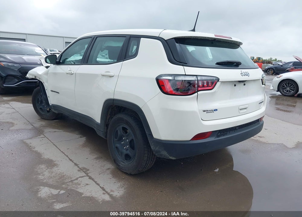 2020 JEEP COMPASS SPORT FWD VIN: 3C4NJCAB1LT253310