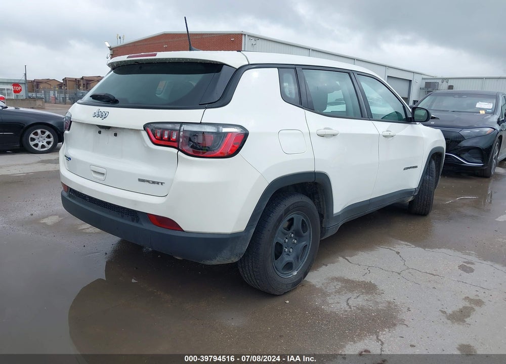 2020 JEEP COMPASS SPORT FWD VIN: 3C4NJCAB1LT253310