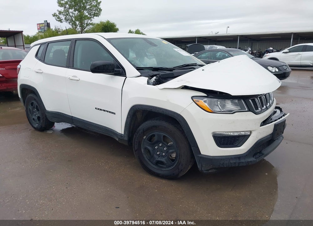 2020 JEEP COMPASS SPORT FWD VIN: 3C4NJCAB1LT253310