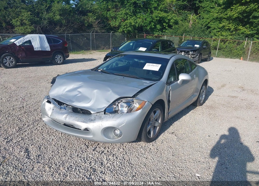 2007 MITSUBISHI ECLIPSE GT VIN: 4A3AK34T67E005024