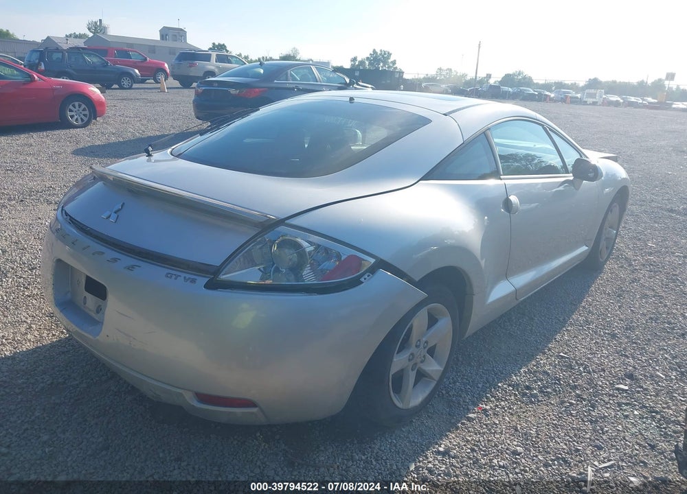 2007 MITSUBISHI ECLIPSE GT VIN: 4A3AK34T67E005024