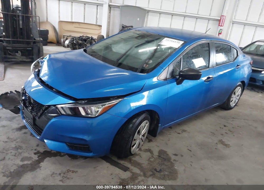 2020 NISSAN VERSA S XTRONIC CVT VIN: 3N1CN8DV1LL901021