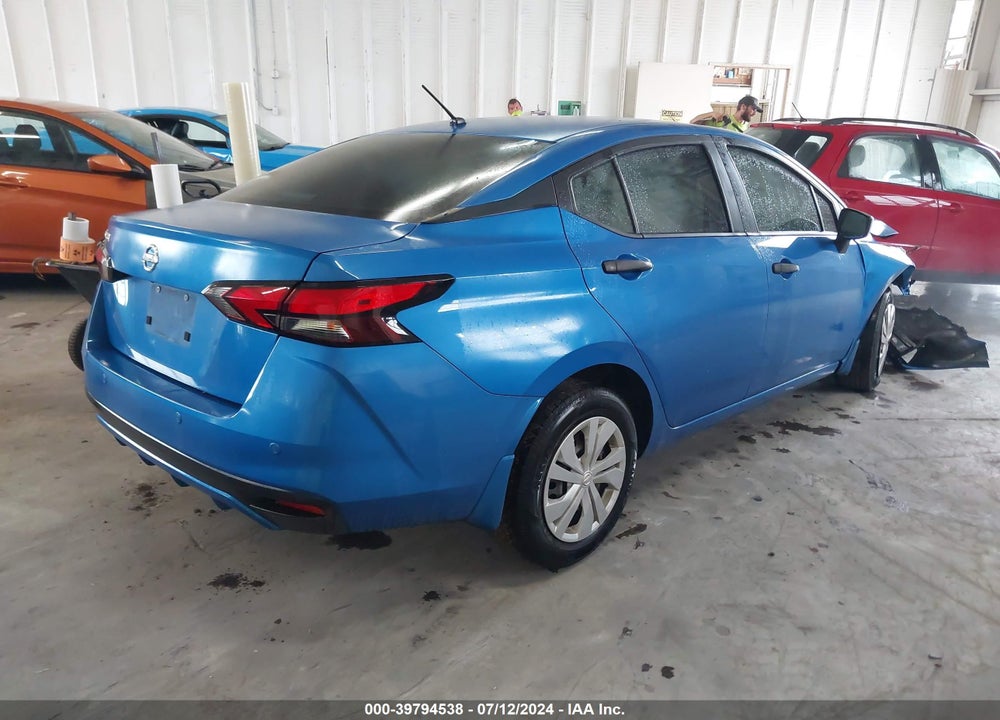 2020 NISSAN VERSA S XTRONIC CVT VIN: 3N1CN8DV1LL901021
