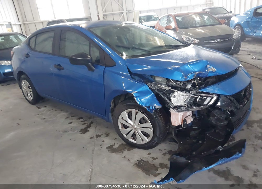 2020 NISSAN VERSA S XTRONIC CVT VIN: 3N1CN8DV1LL901021