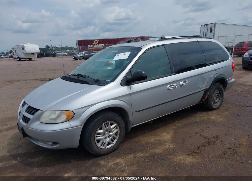 2002 DODGE GRAND CARAVAN SPORT VIN: 2B4GP44R32R521147