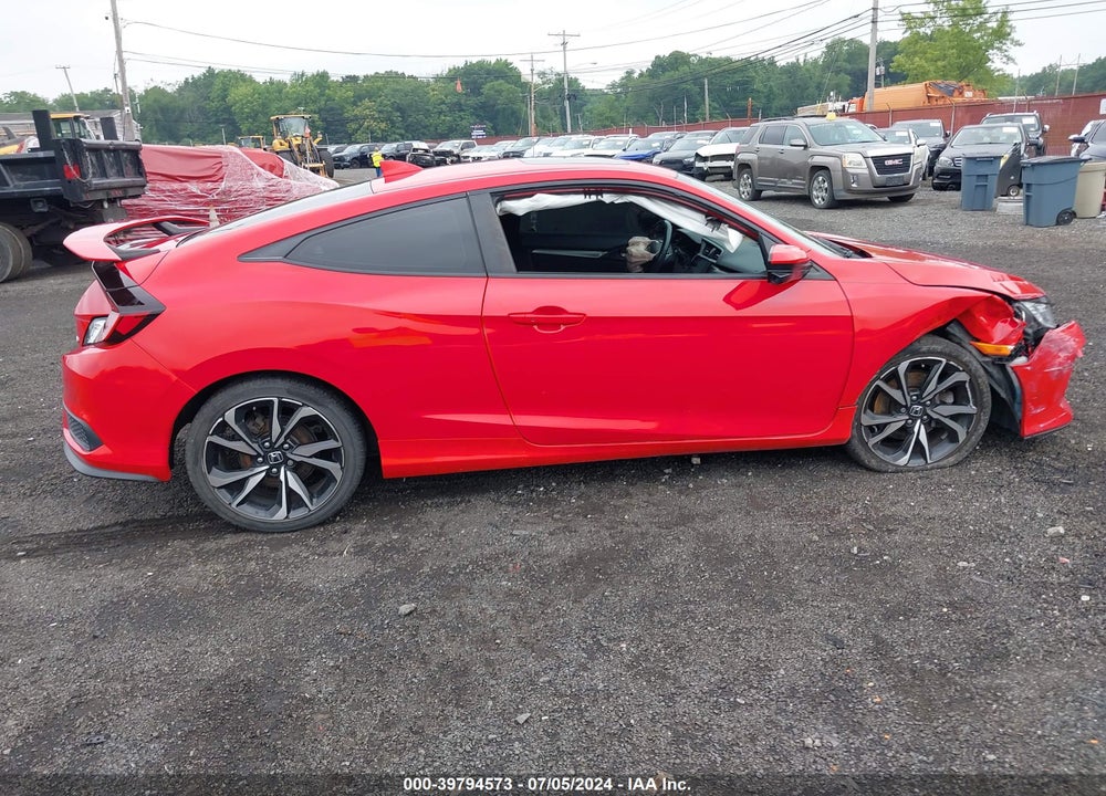 2018 HONDA CIVIC SI VIN: 2HGFC3A57JH754203