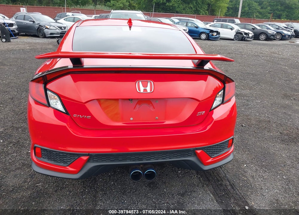 2018 HONDA CIVIC SI VIN: 2HGFC3A57JH754203