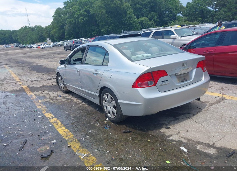 2008 HONDA CIVIC LX VIN: 1HGFA16578L074821