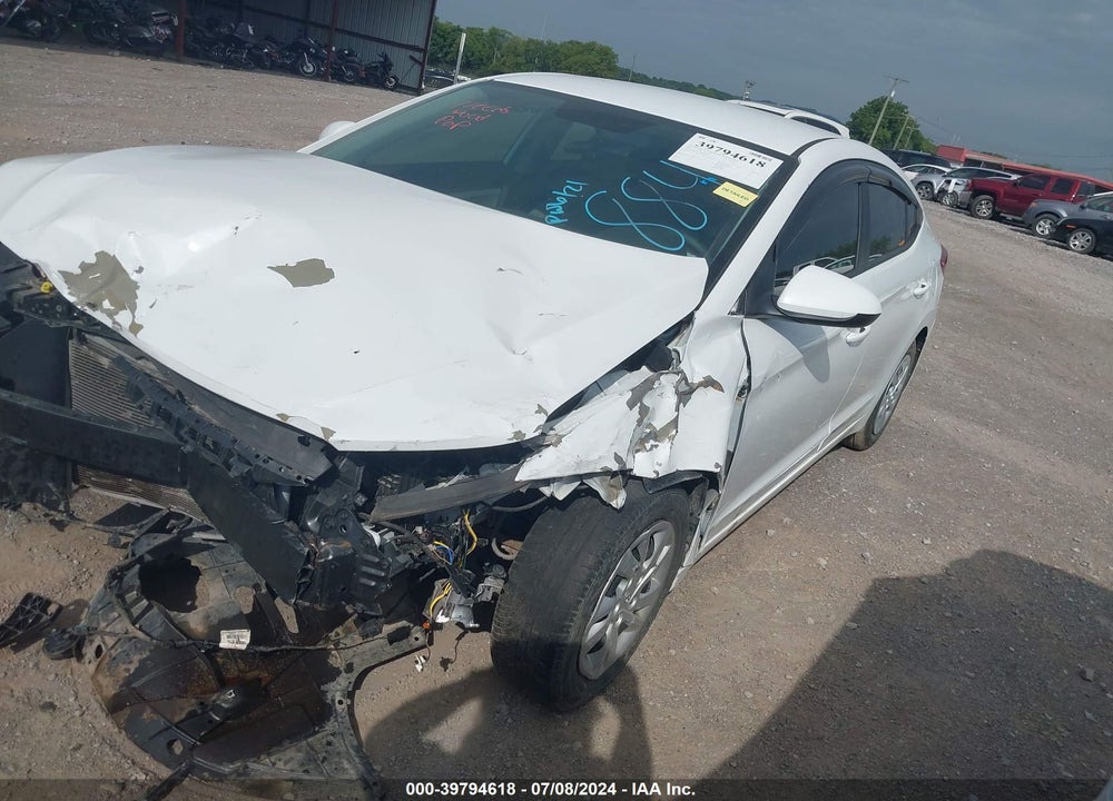2017 HYUNDAI ELANTRA SE VIN: 5NPD74LF4HH208840