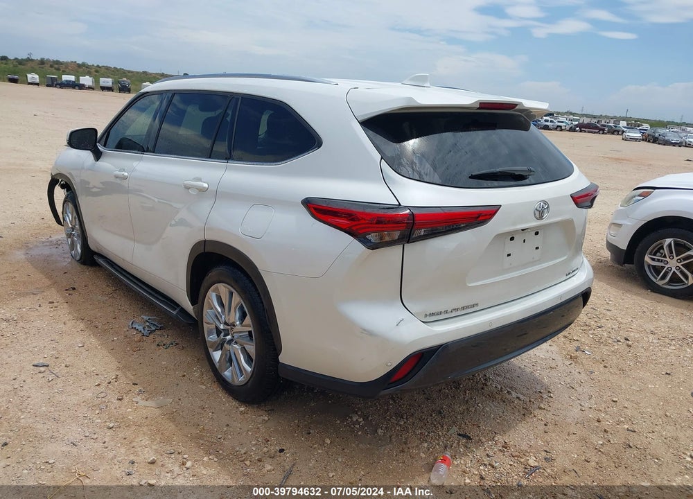 2020 TOYOTA HIGHLANDER LIMITED VIN: 5TDYZRAH3LS029186