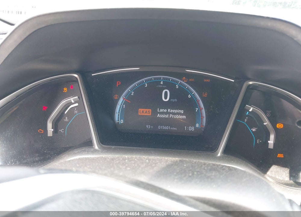 2020 HONDA CIVIC EX VIN: 19XFC1F33LE210483