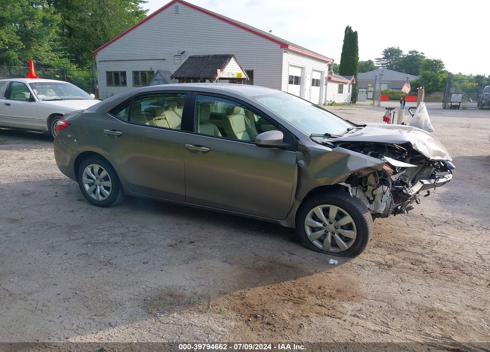 2016 TOYOTA COROLLA LE VIN: 2T1BURHE2GC621483