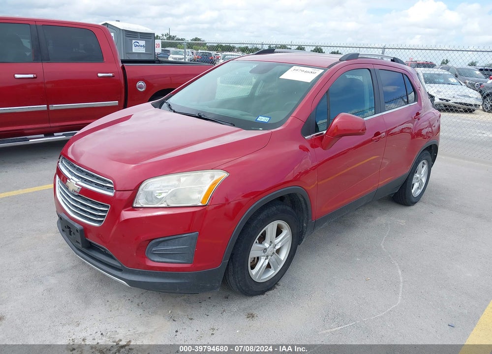 2015 CHEVROLET TRAX LT VIN: KL7CJLSB9FB126622