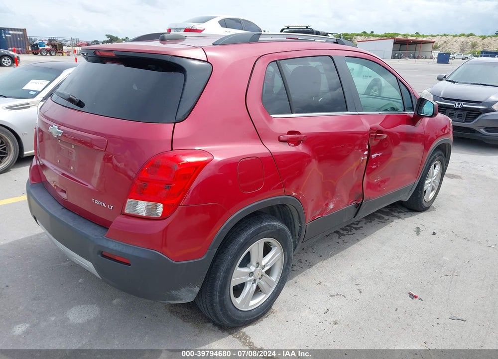 2015 CHEVROLET TRAX LT VIN: KL7CJLSB9FB126622