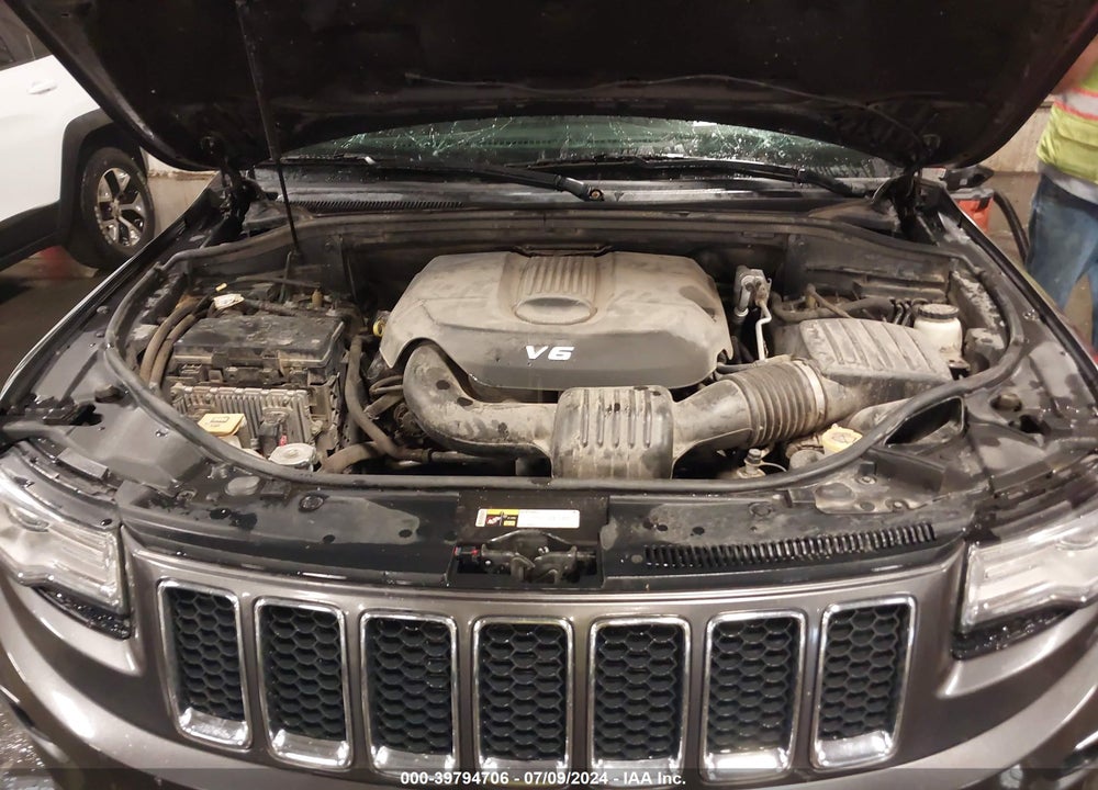 2014 CHEROKEE JEEP GRAND  OVERLAND VIN: 1C4RJFCG0EC265541