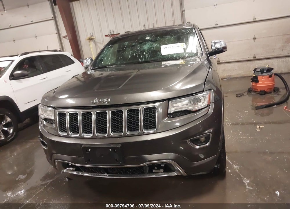 2014 CHEROKEE JEEP GRAND  OVERLAND VIN: 1C4RJFCG0EC265541