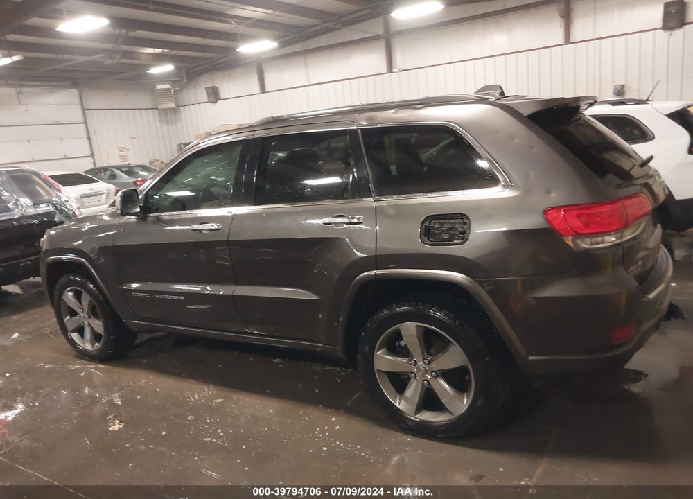 2014 CHEROKEE JEEP GRAND  OVERLAND VIN: 1C4RJFCG0EC265541
