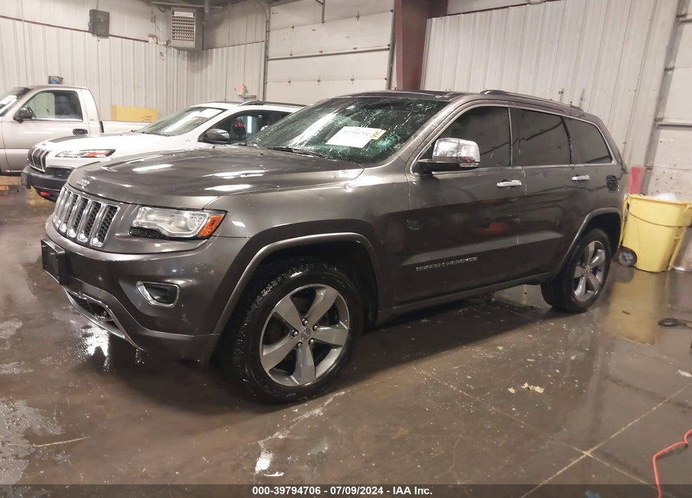 2014 CHEROKEE JEEP GRAND  OVERLAND VIN: 1C4RJFCG0EC265541