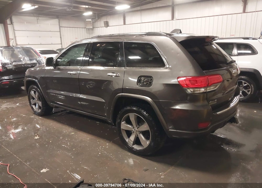 2014 CHEROKEE JEEP GRAND  OVERLAND VIN: 1C4RJFCG0EC265541