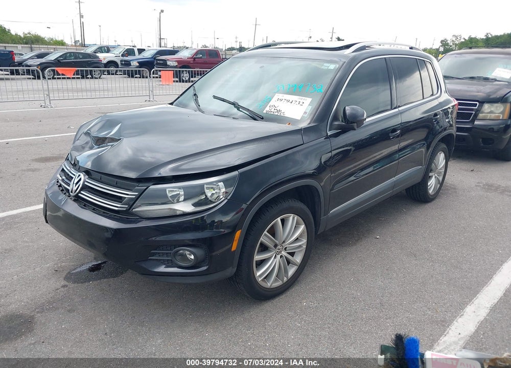 2015 VOLKSWAGEN TIGUAN SE VIN: WVGAV7AX4FW591607