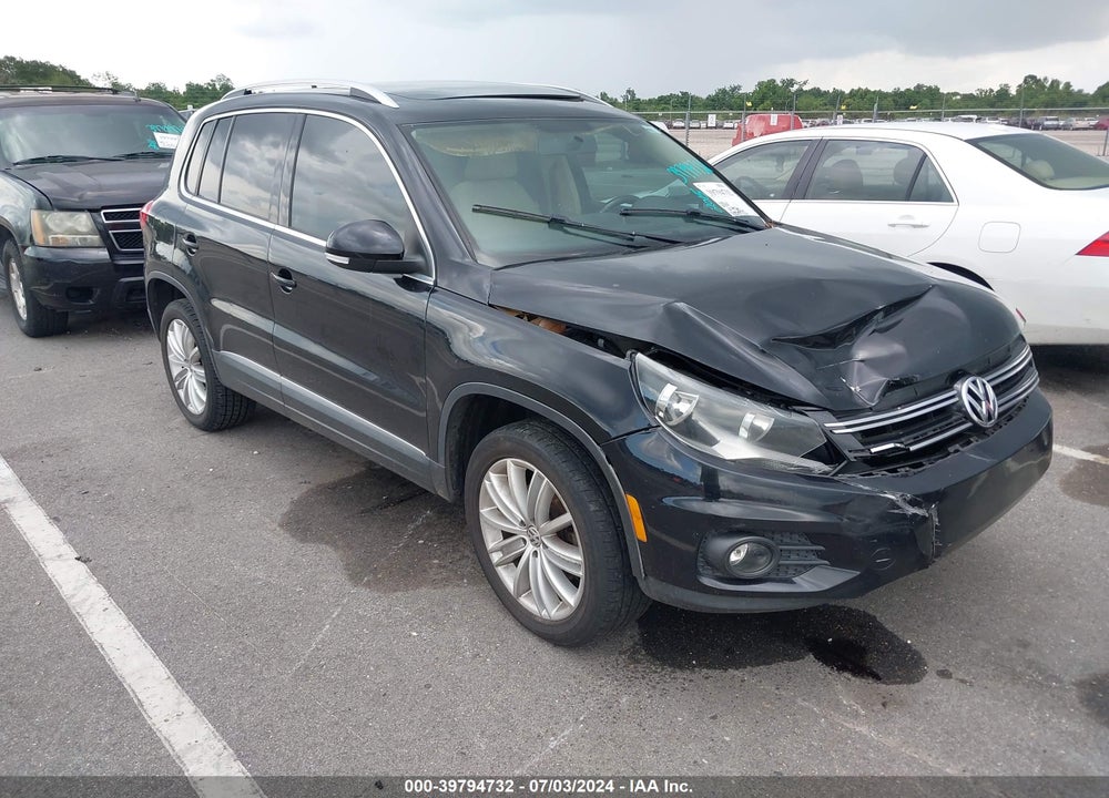 2015 VOLKSWAGEN TIGUAN SE VIN: WVGAV7AX4FW591607