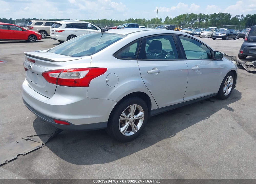 2012 FORD FOCUS SE VIN: 1FAHP3F2XCL231165
